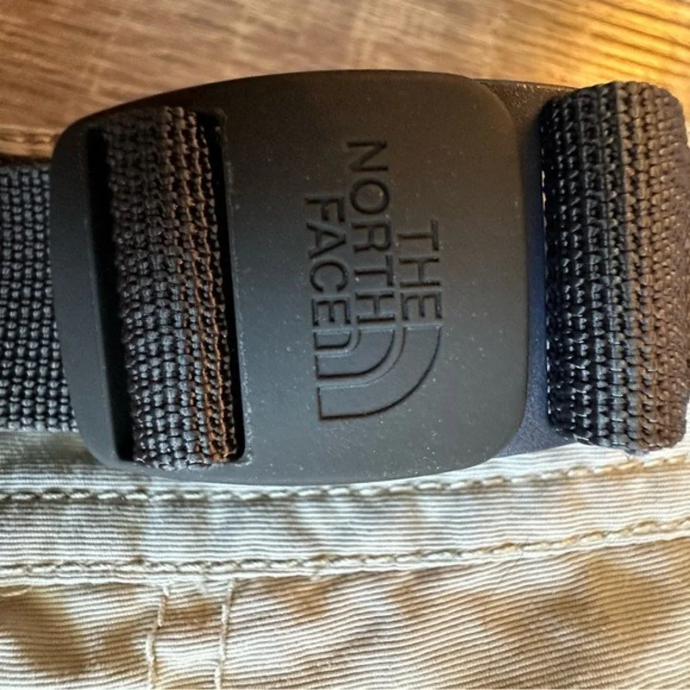 The North Face‎ Hiking Shorts Mens XL Taupe/Gray Integrated Belt Utility Pockets